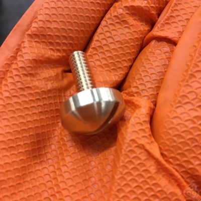 Thread slotted screw